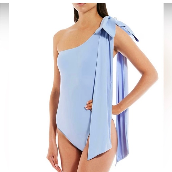 Gianni Bini Other - Gianna Bini Swimsuit. Blue. Pearl. Bow. XL. NWT. Gianna Bini X Venita Aspen.